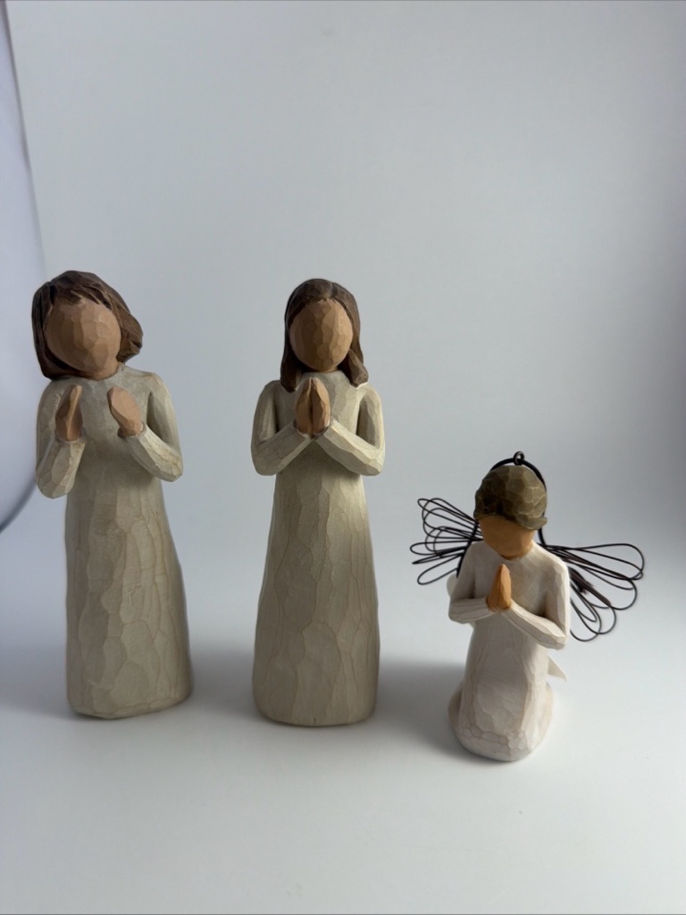 Vintage Willow Tree Angela 3 Figures 2000 & 2017